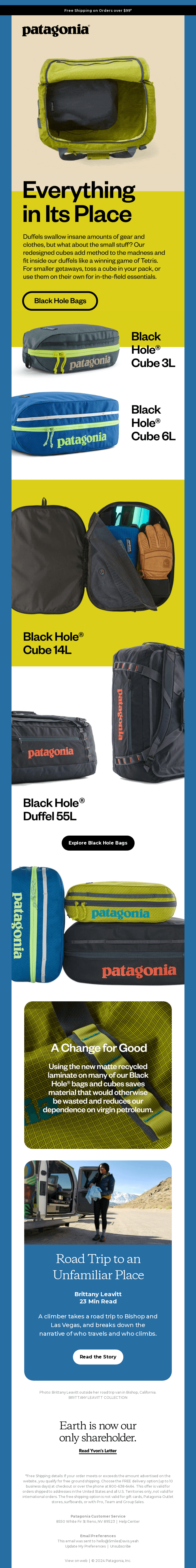 Packing harmony: cubes & duffels