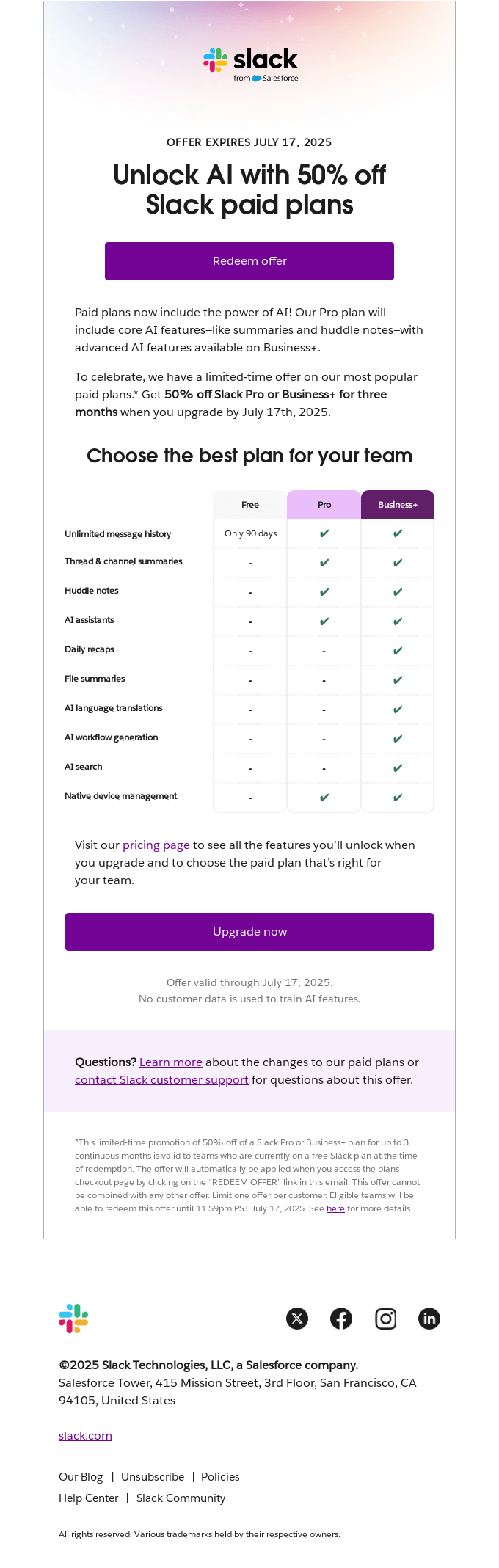 🎉 50% off paid plans: now with AI notes, and more