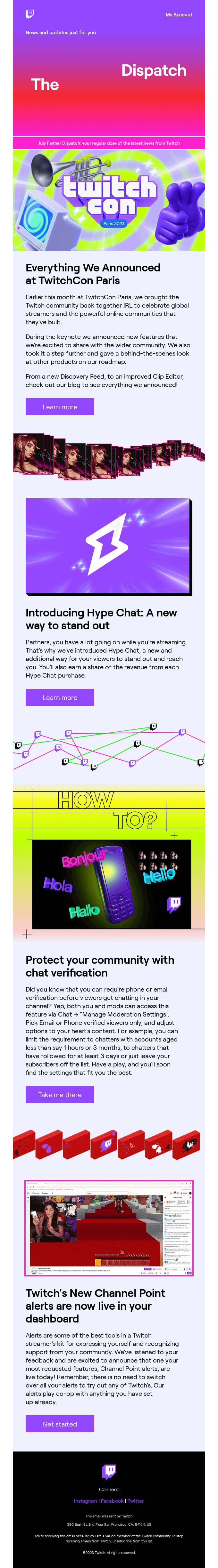 Partner Dispatch: July