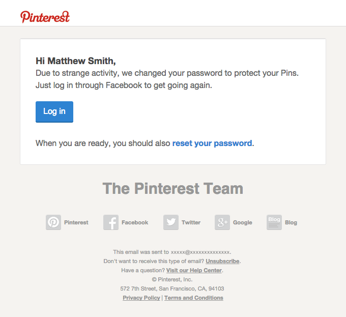 Your Pinterest account’s in safe mode
