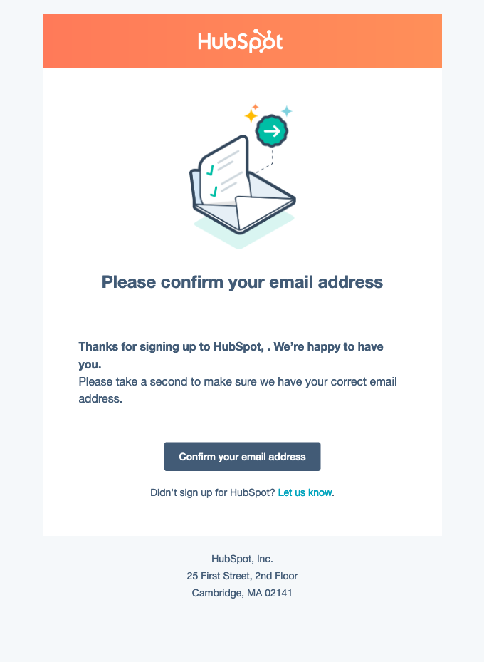 confirmation presence par mail