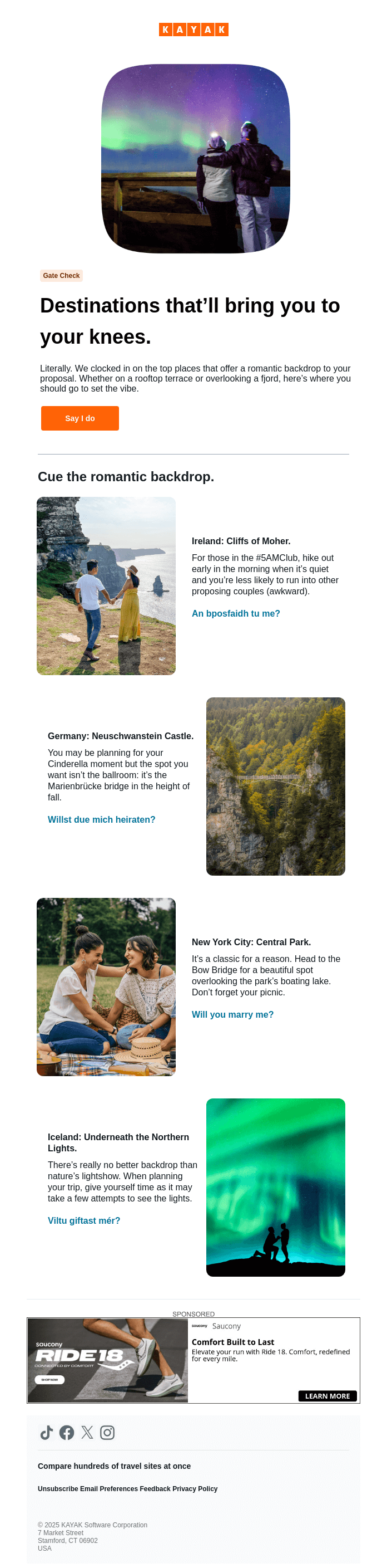 Pop the question. 💍