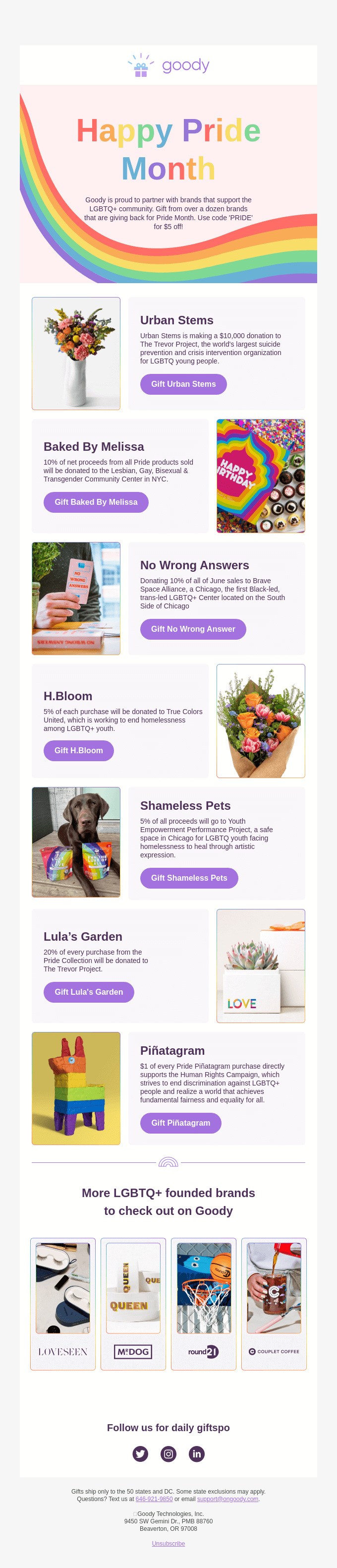 Pride gifts that give back 🏳️‍🌈