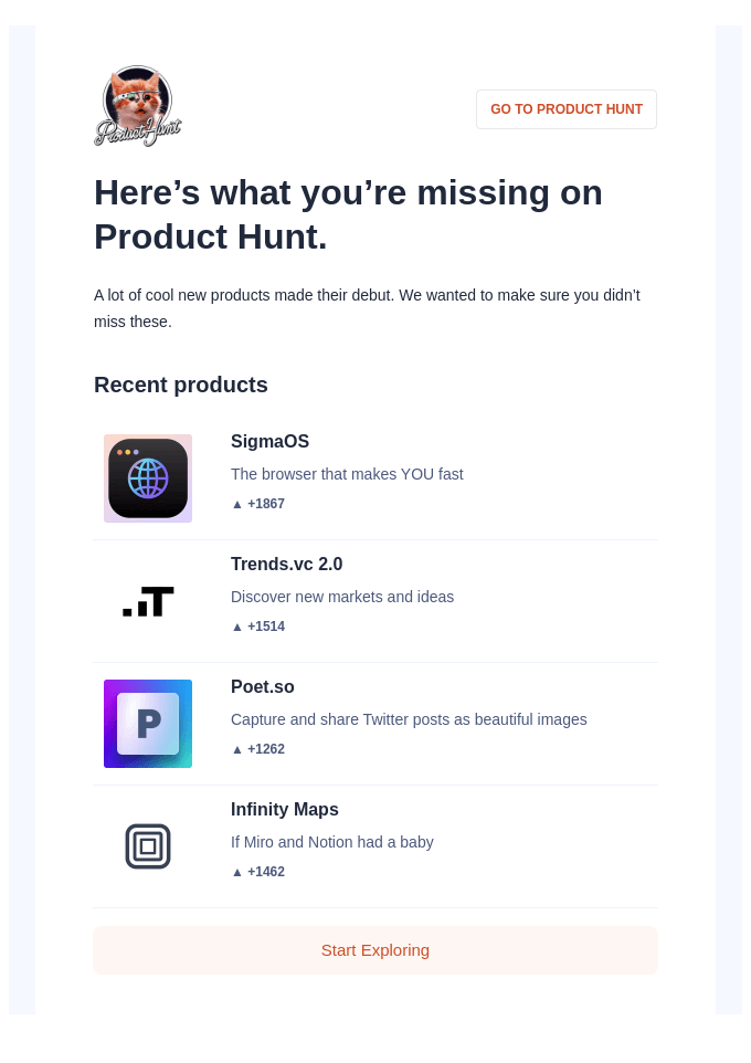 Products you don't want to miss