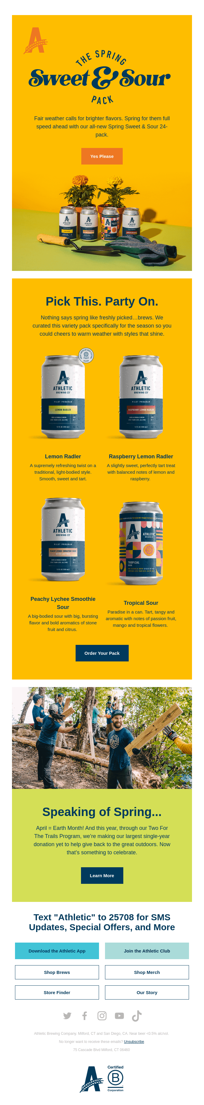 Pssst: it's Spring. Open up. 🌷