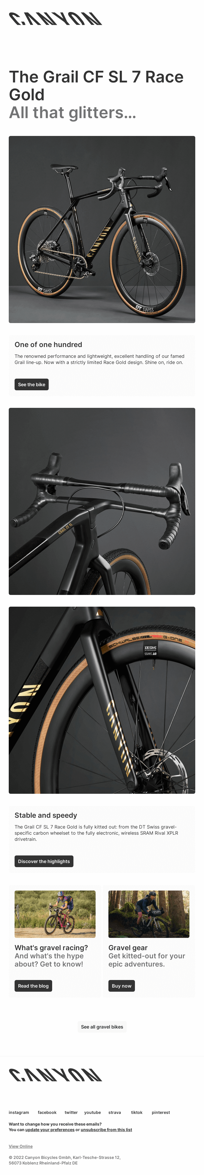 Psst: the limited-edition Grail CF has hit the shelves