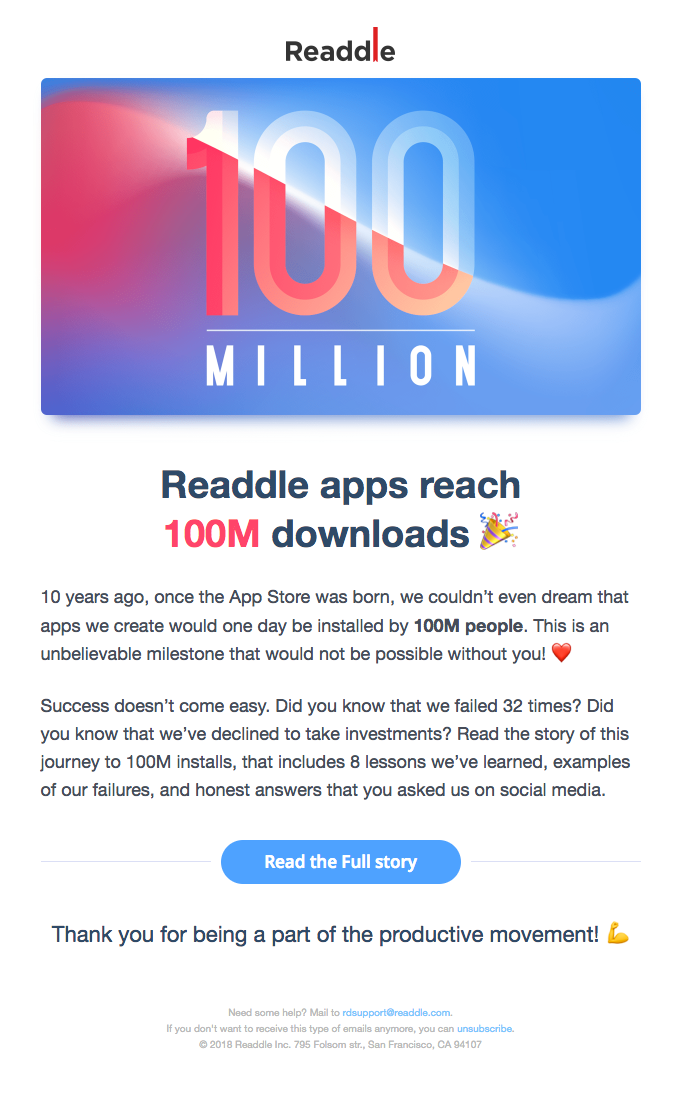 🚀 Readdle apps reach 100M downloads