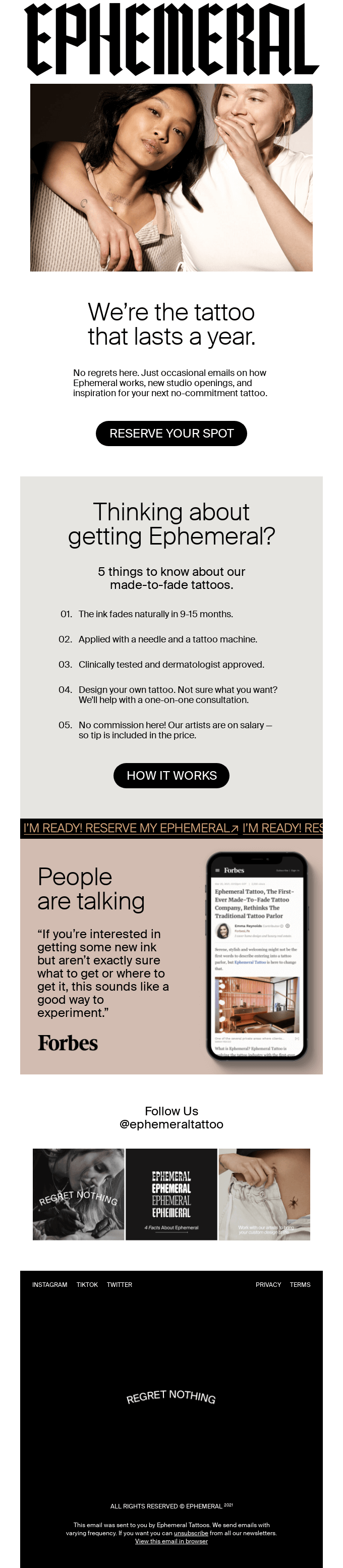 Real tattoo. Fades in a year.