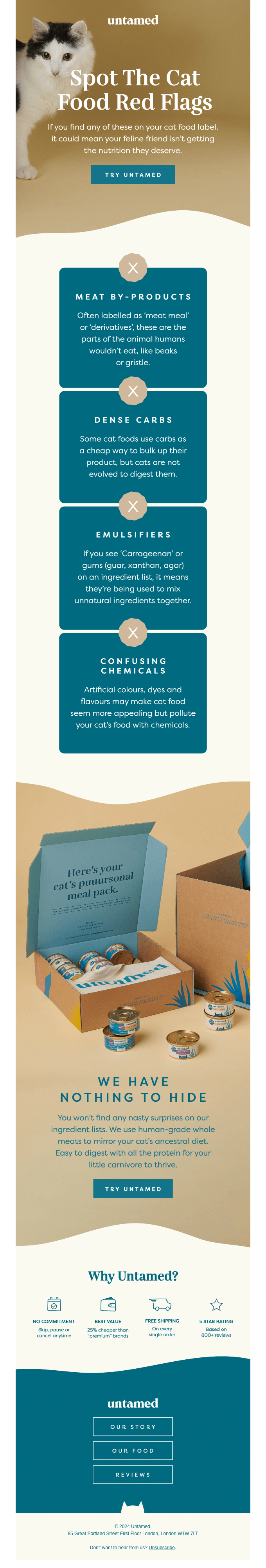 Red Flags: Cat food edition