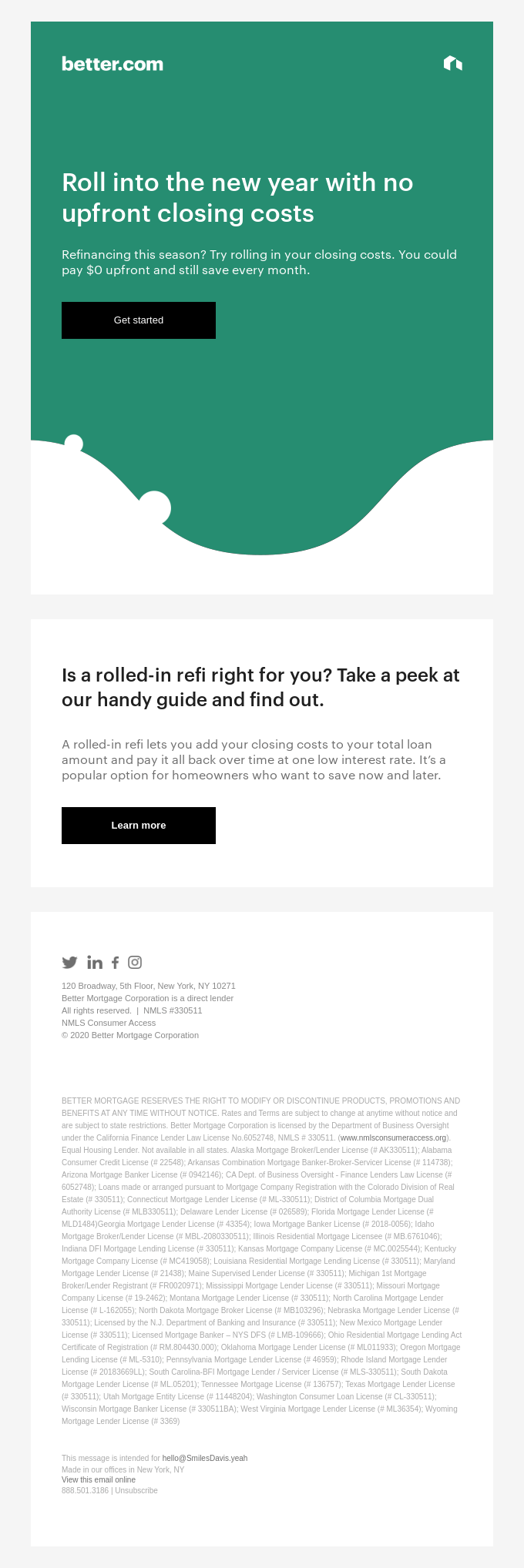 Refinance your home for the holidays and pay $0 upfront