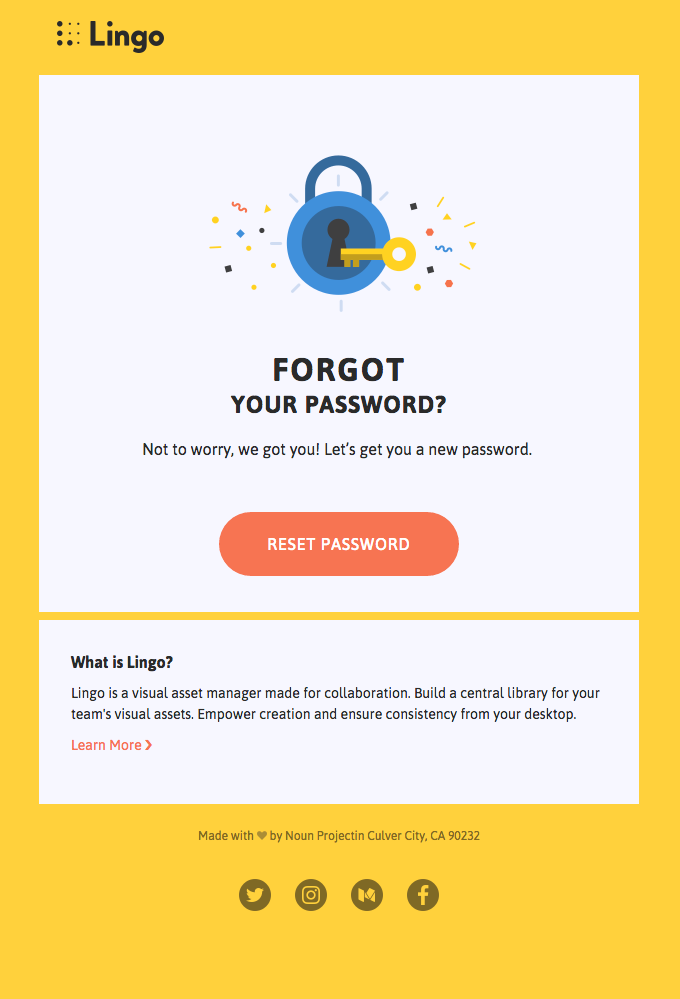 Reset Your Lingo Password