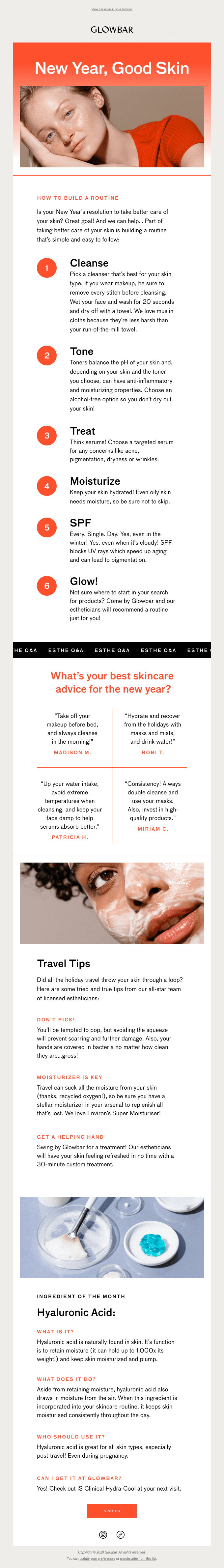 Resolving to take better care of your skin? ✨