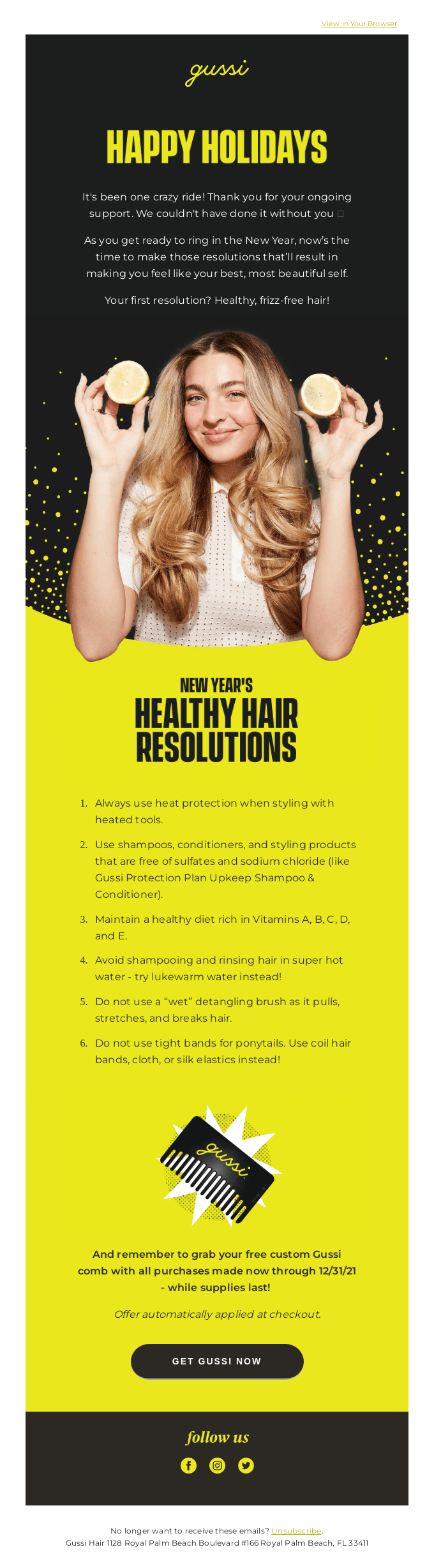 Ring the New Year With These Healthy Hair Resolutions