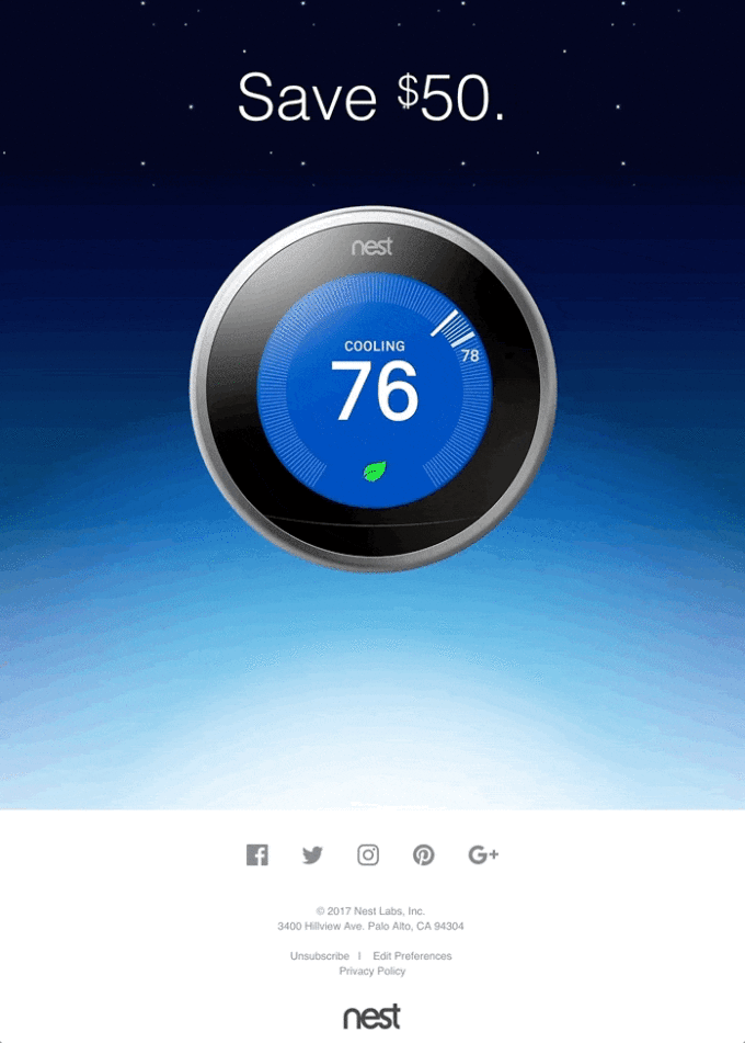 Save $50 on the Nest Thermostat this 4th of July