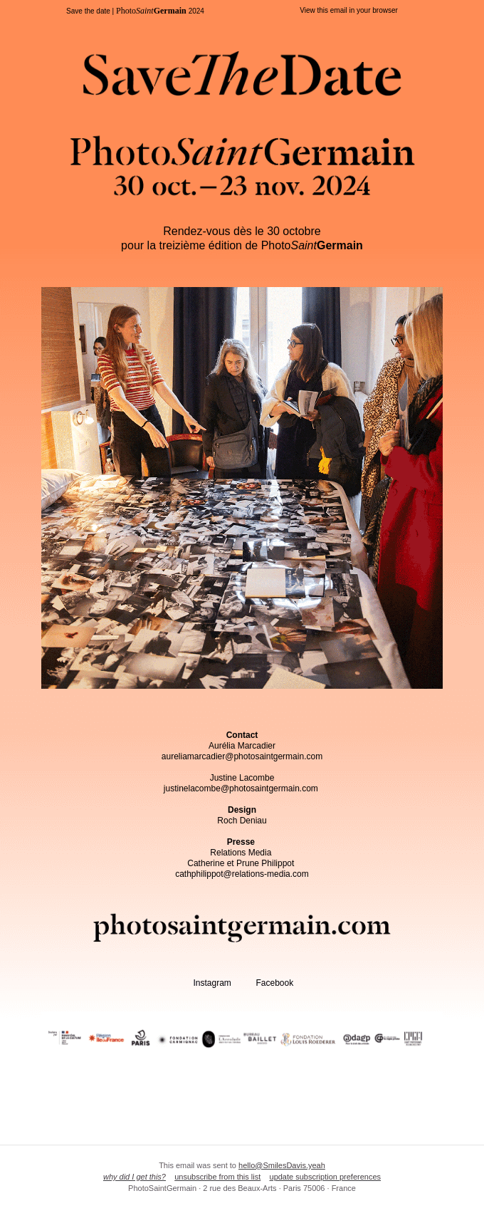 Save The Date PhotoSaintGermain