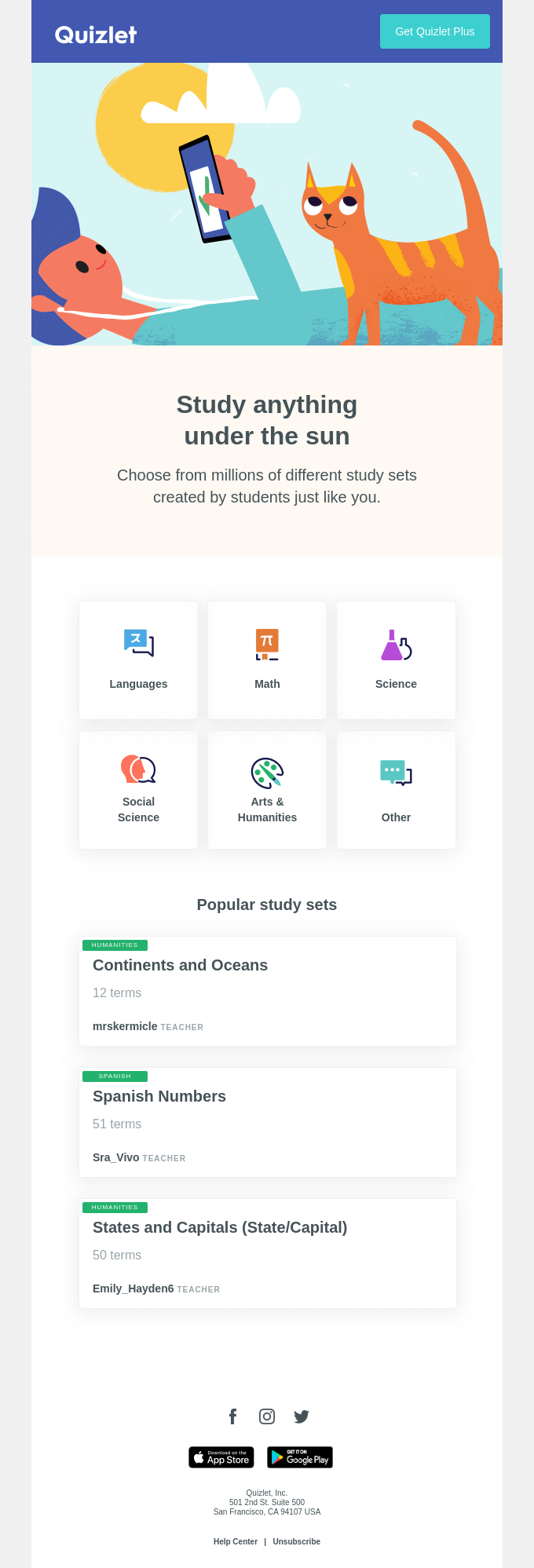 Science ✔️History ✔️ Languages ✔️