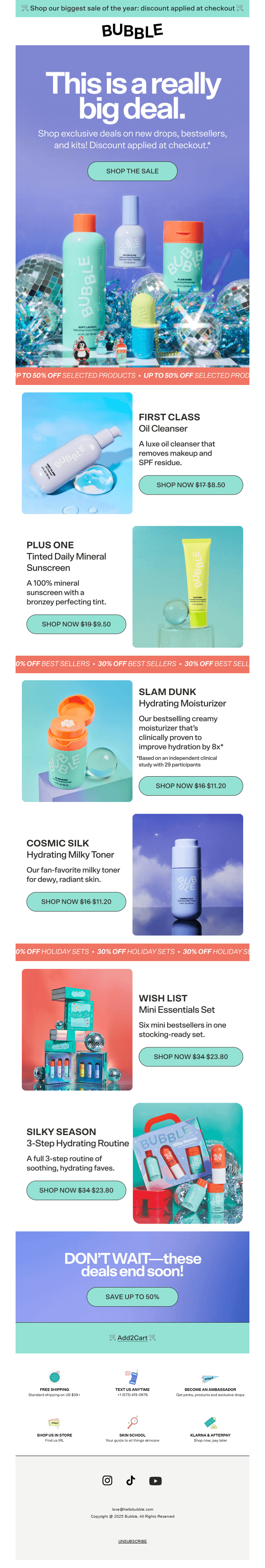 Shop Now & Save Up To 50%!