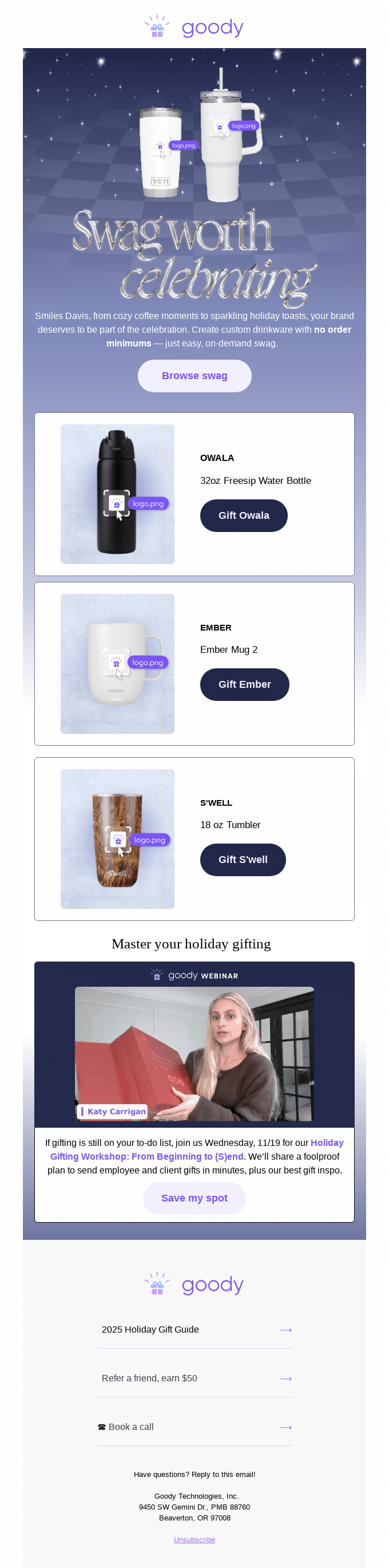 Sip, brand, celebrate 🥂