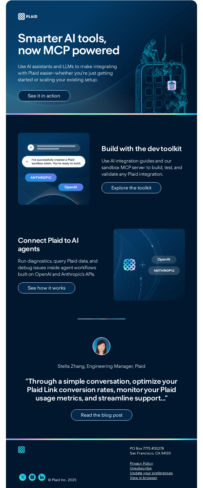 Smarter AI tools to make Plaid integration easy