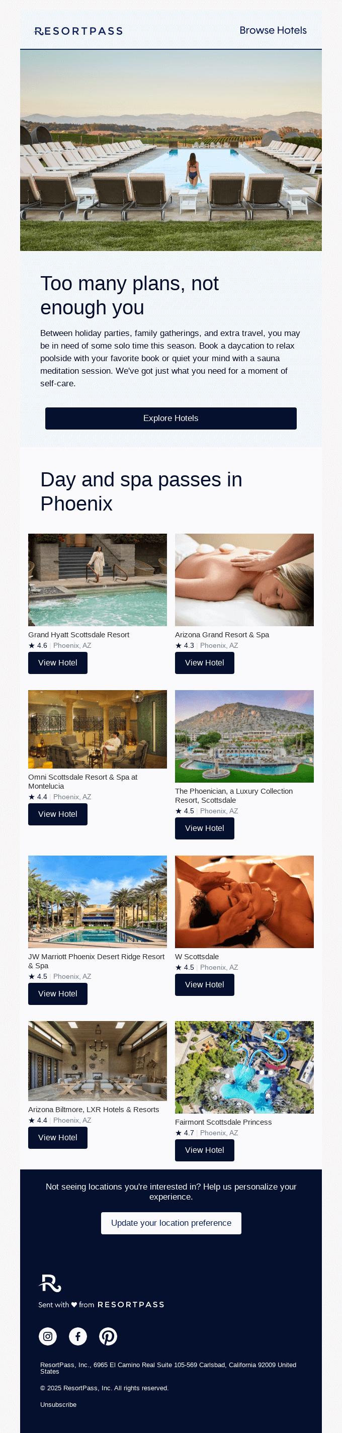 Sneak away for the day