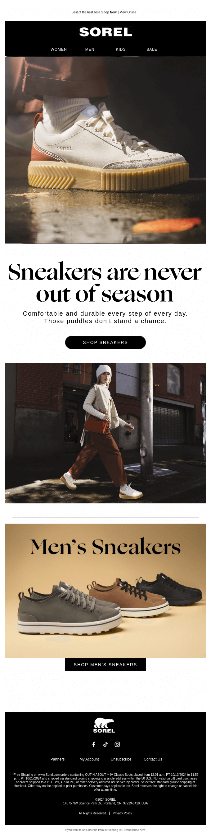 Sneakers never go out of season