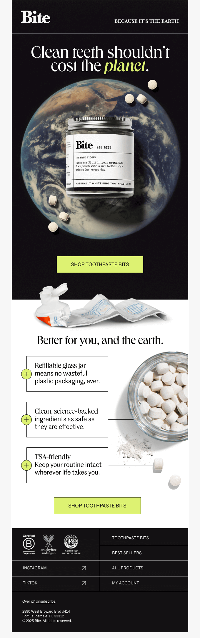 Something you do twice a day...