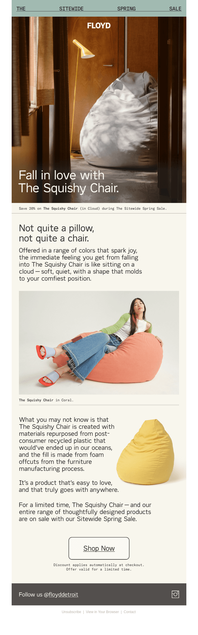 Squishy is your new best friend.