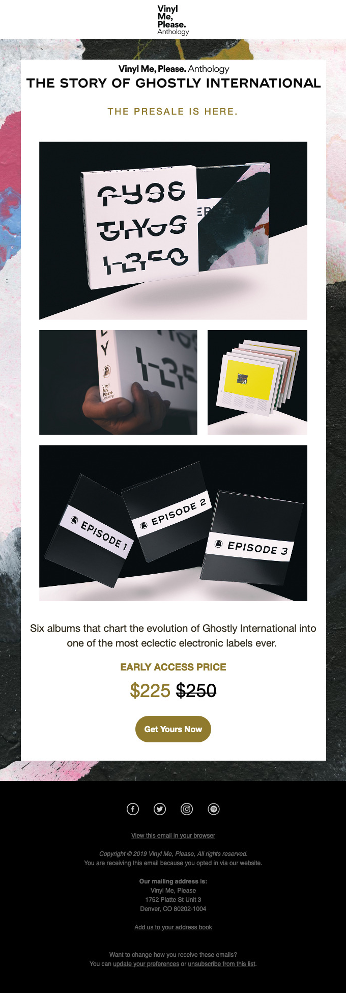 🔥Starting NOW! The Story of Ghostly International presale is here.
