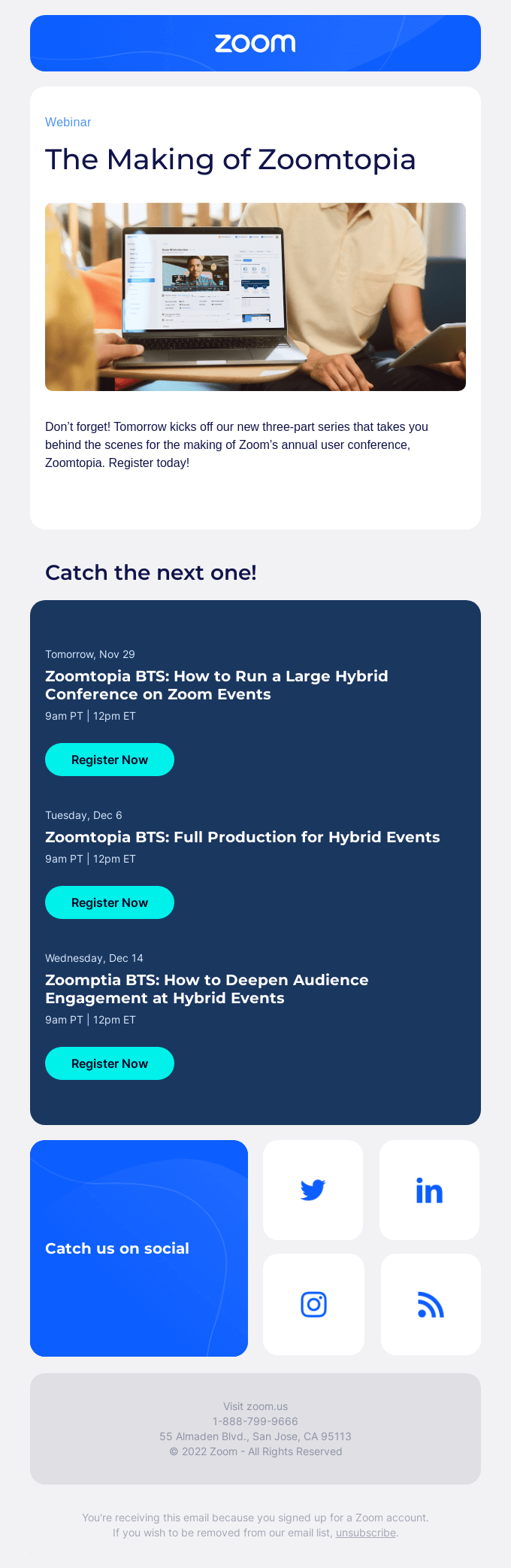 [Starting Tomorrow] The Making of our hybrid Zoomtopia