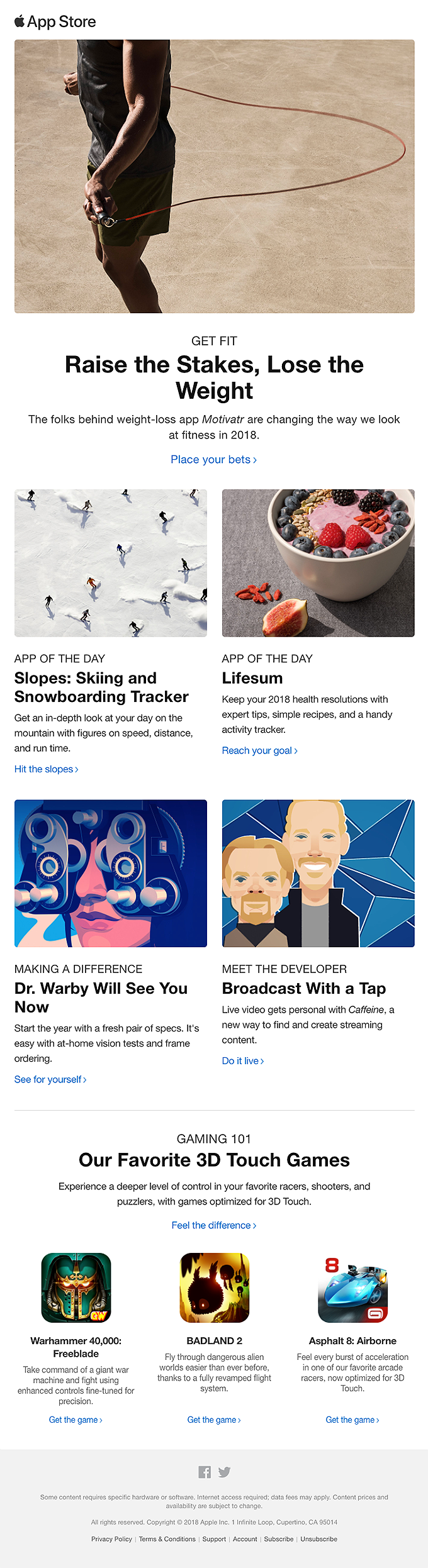 Stay fit in 2018 with Motivatr, plus keep your New Year’s resolutions with Lifesum.