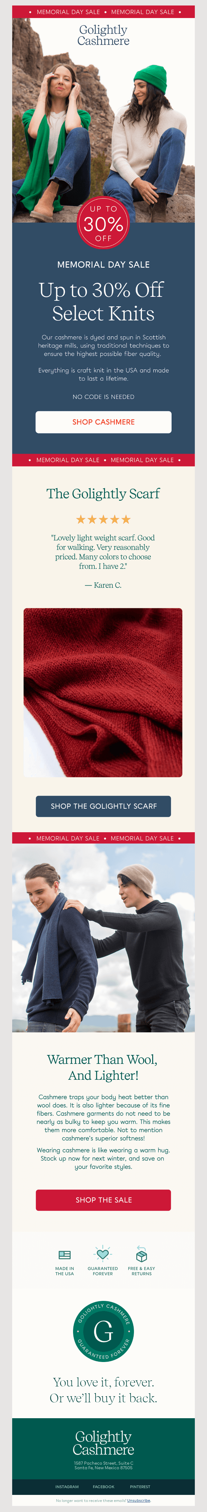 Still up to 30% Off Select Knits