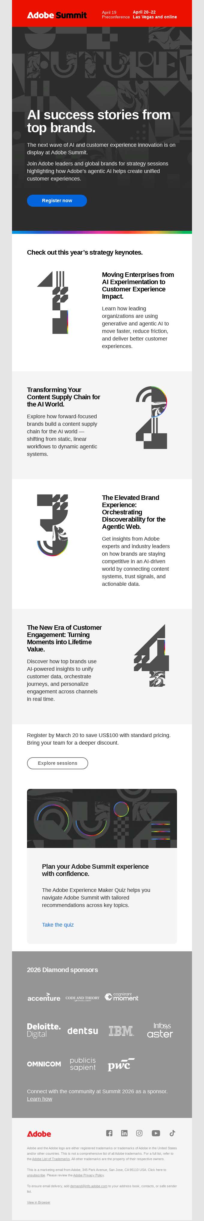 Strategic thinking takes the stage at Adobe Summit