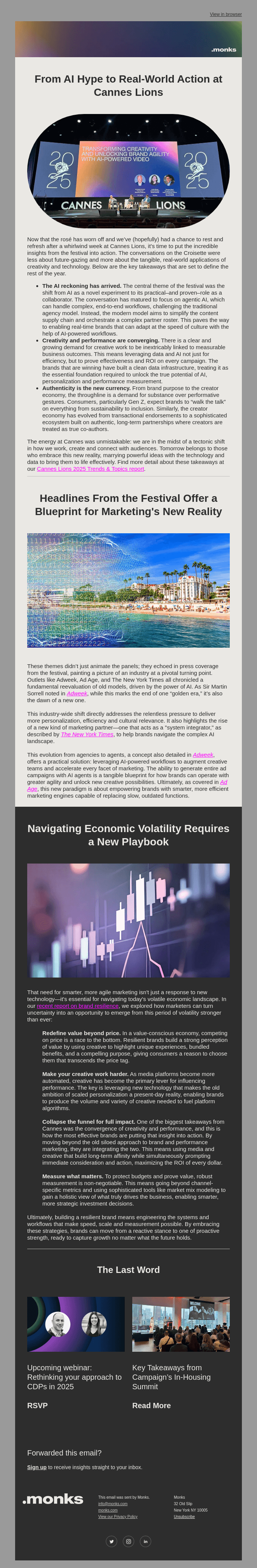 Strategies to turn Cannes Lions inspiration into real-world impact.