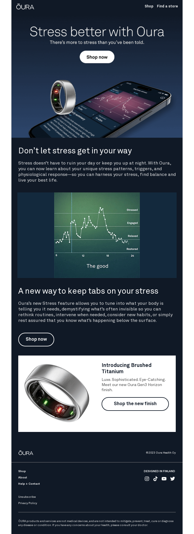 Stressed? Oura can help