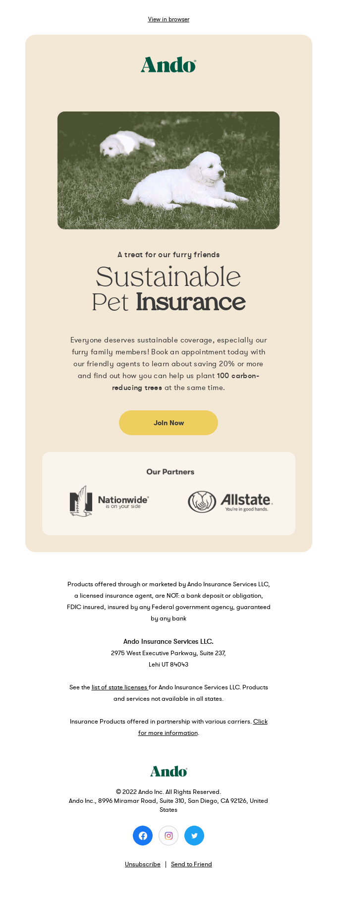 Sustainable Pet Insurance 🐶 🐱 – that could save you up to 20%