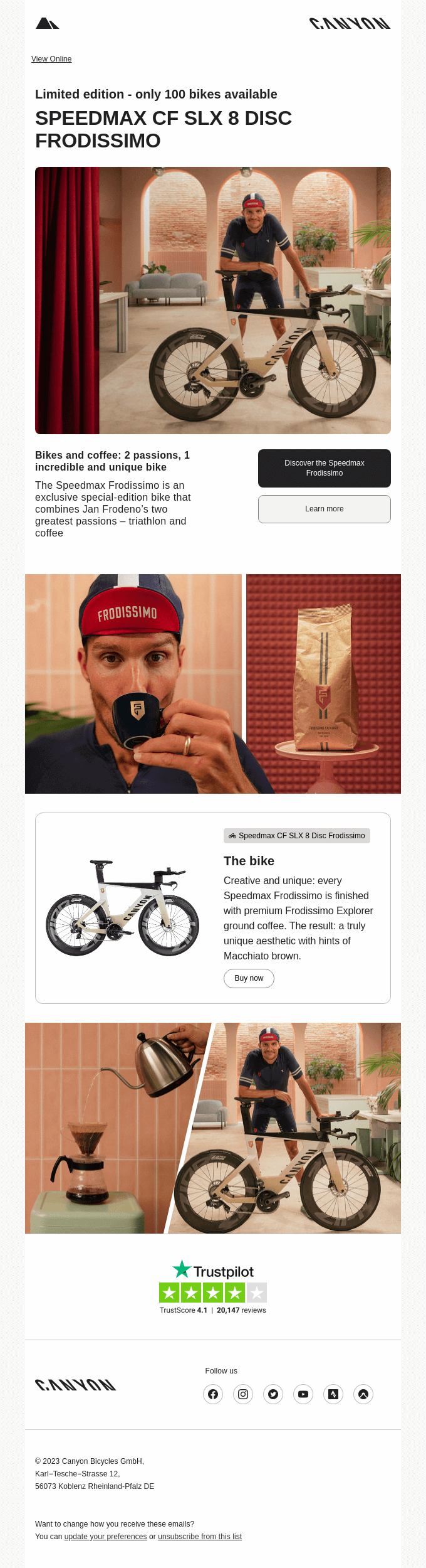 Taking the ‘coffee ride’ to a whole other level