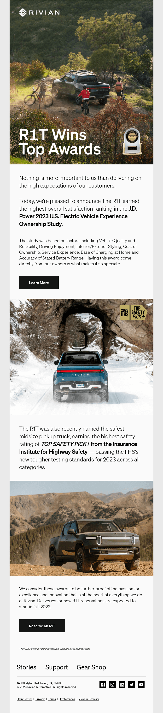 The Award Winning R1T