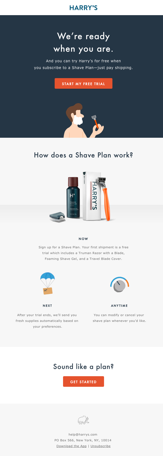 The easiest way to try Harry’s