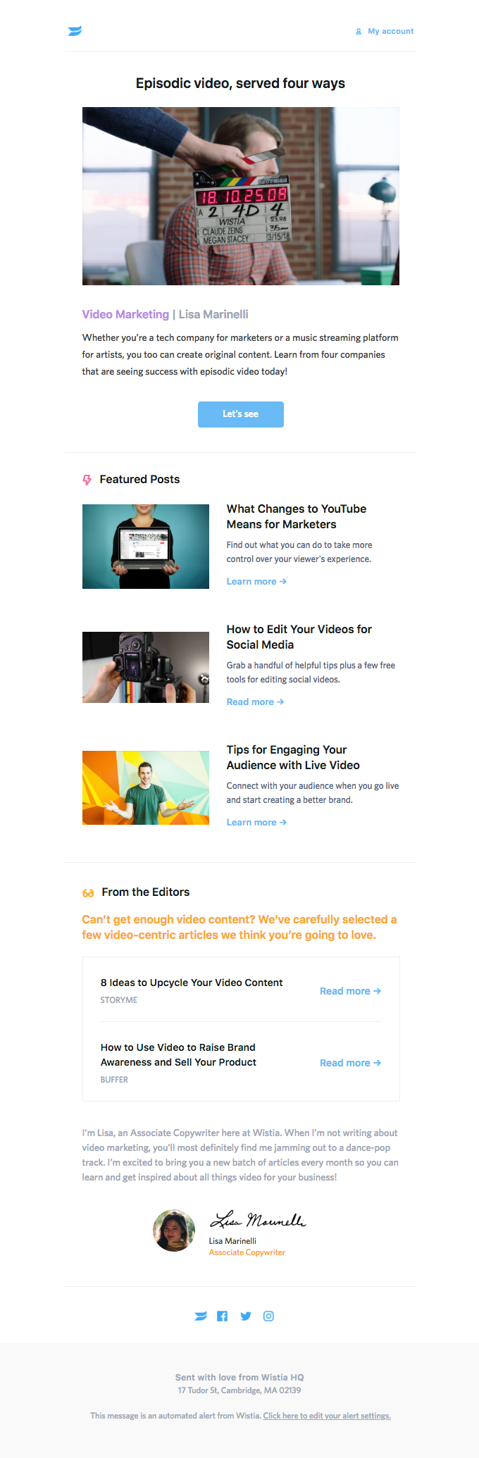 The January Wistia Content Roundup: Fresh video marketing insights to help you stay ahead. 