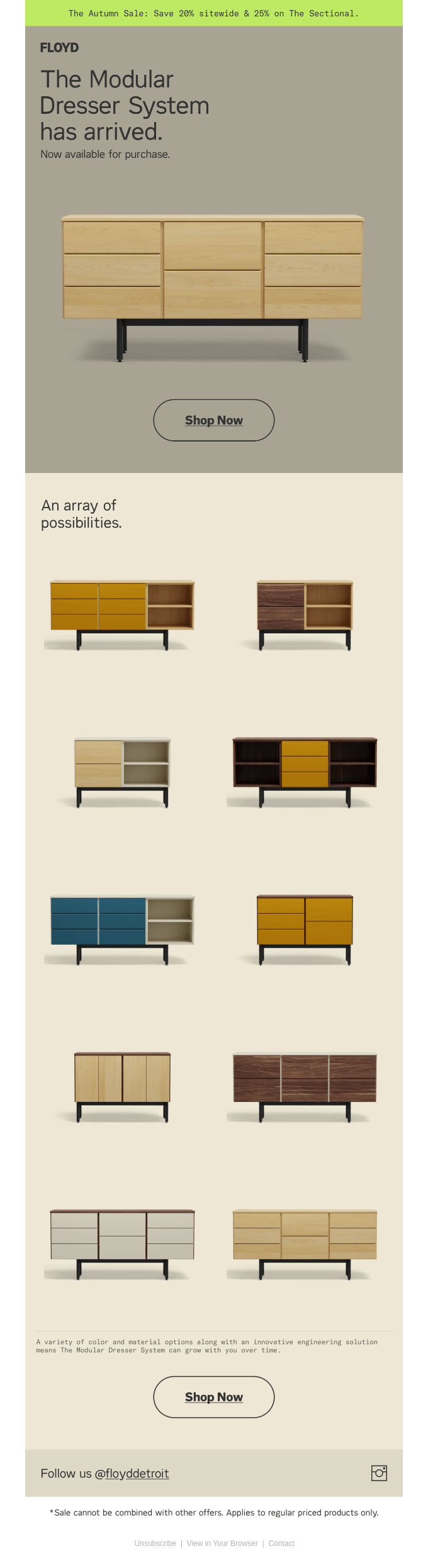 The Modular Dresser is finally here!