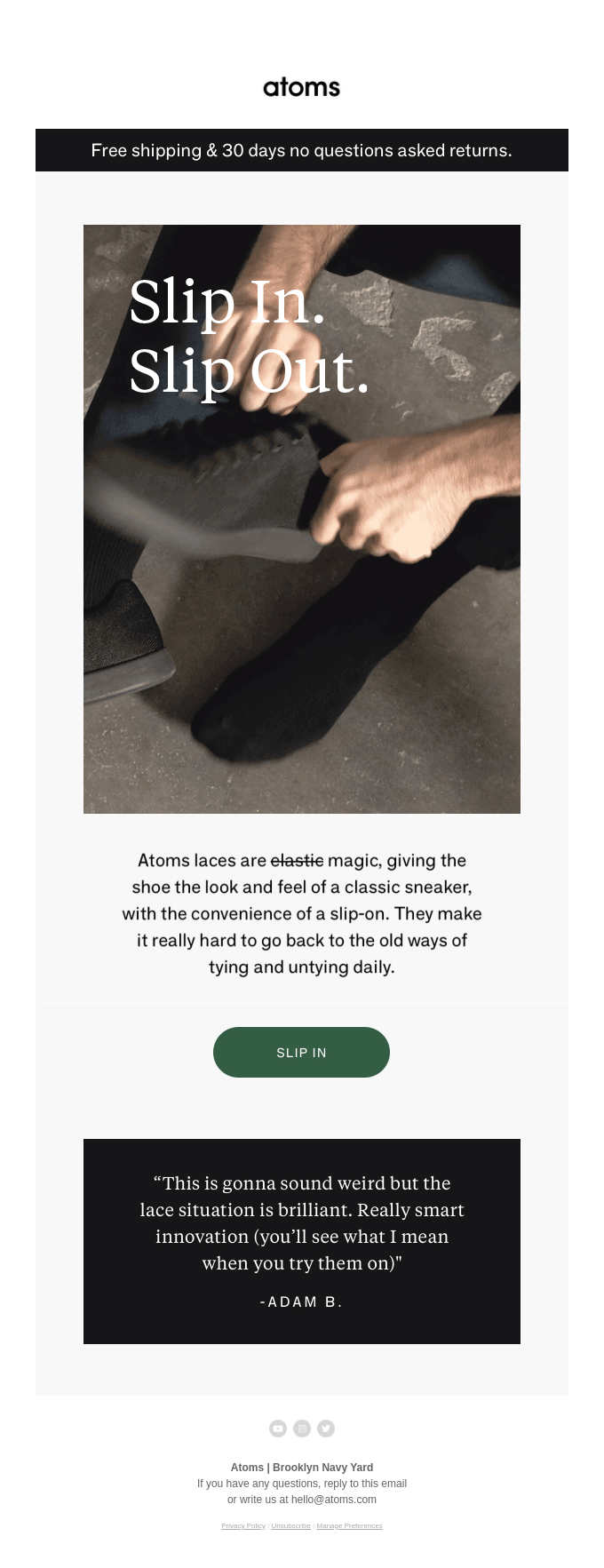 The most talked about part of Atoms