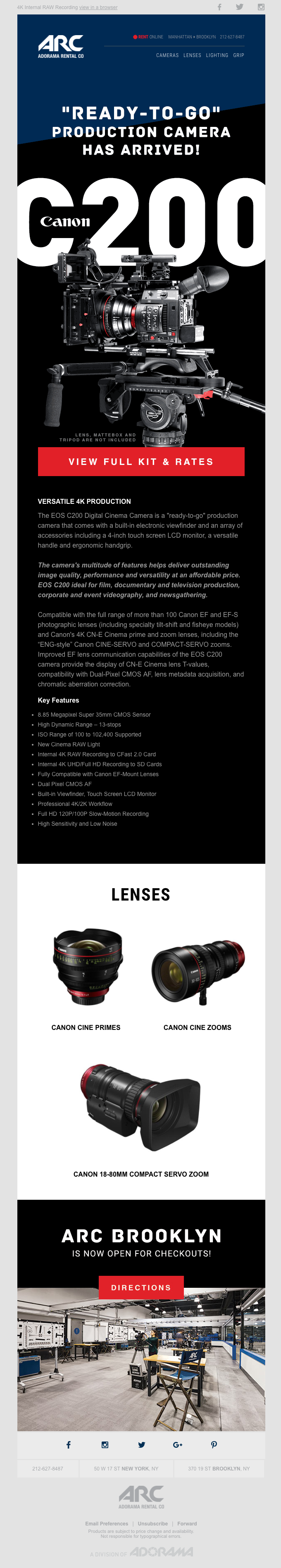 The New Canon C200 Has Arrived!