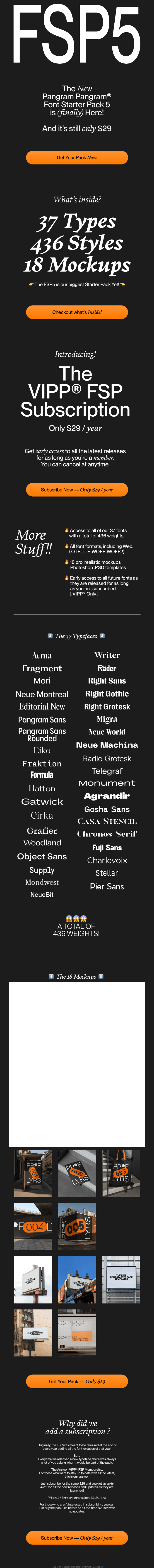 💥 The new FSP5 is Here! 💥 Still only $29