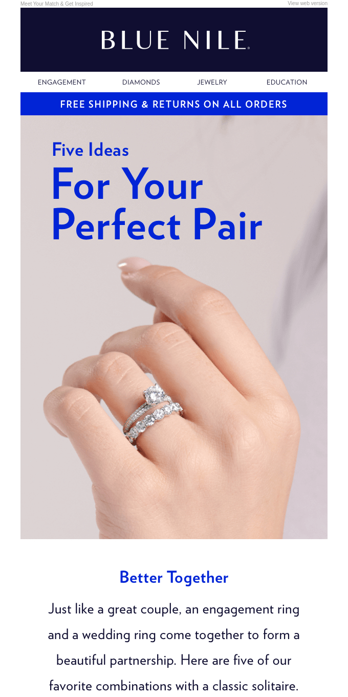 The Perfect Pair: Explore Engagement Rings & Wedding Bands To Match