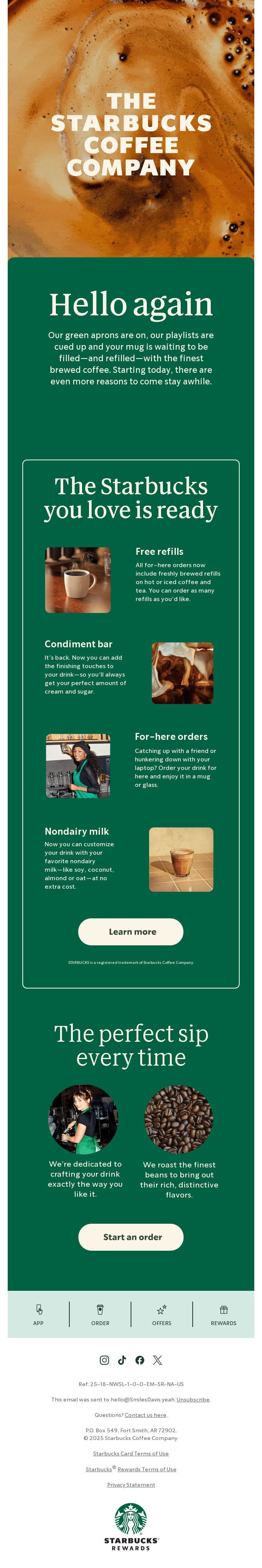 The Starbucks you love is ready