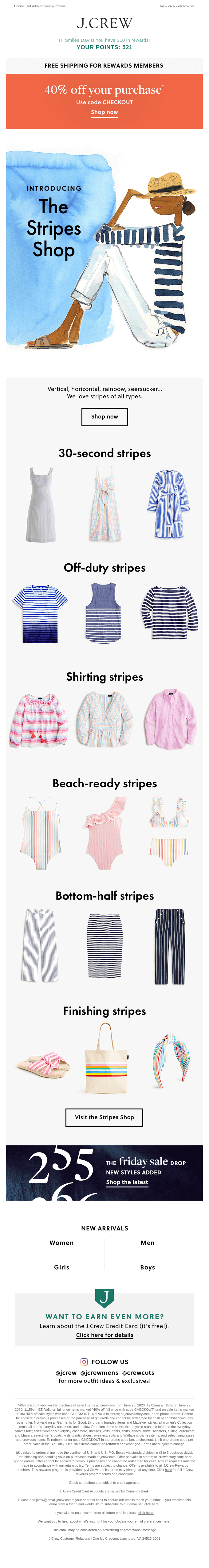 The Stripes Shop is open!