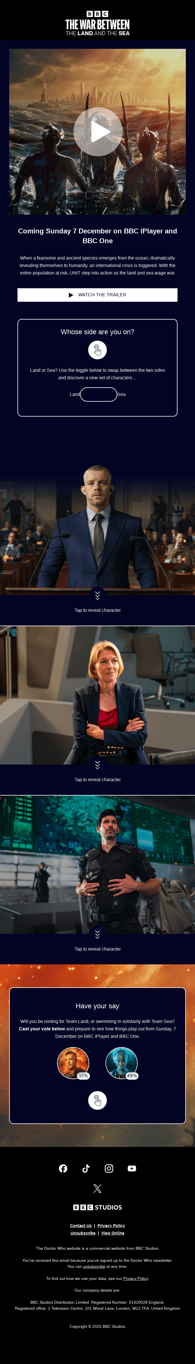 The War between the Land & the Sea