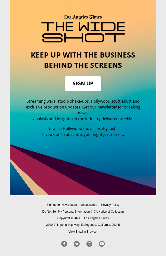 The Wide Shot: an entertainment business newsletter