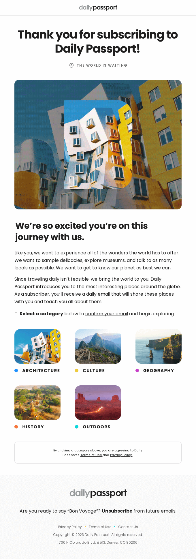 The World is Waiting