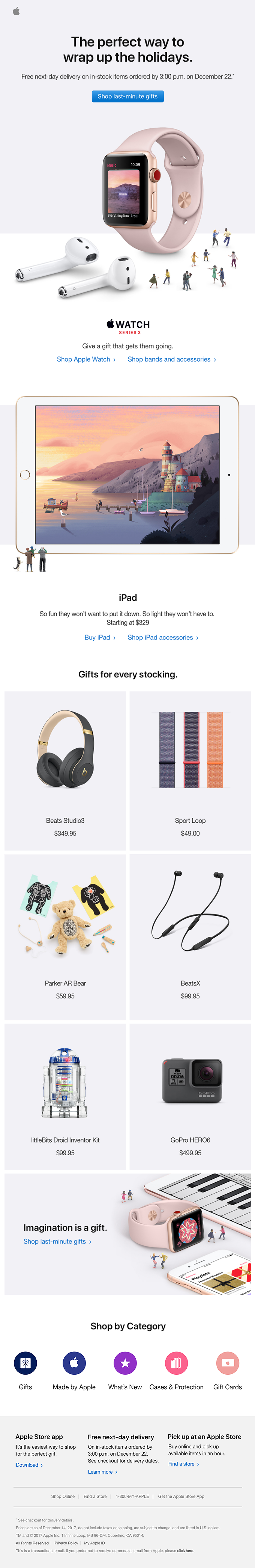There’s still time to order holiday gifts from Apple.